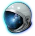 우주 비행사의 헬멧